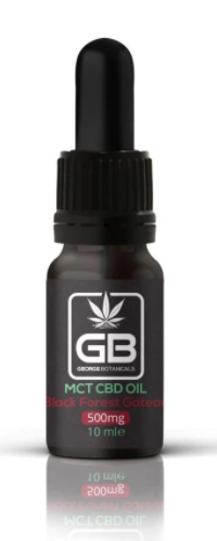 George Botanicals - CBD Flavoured Oil Drops 5% - Black Forest Gateau MCT (500mg CBD) 10ml