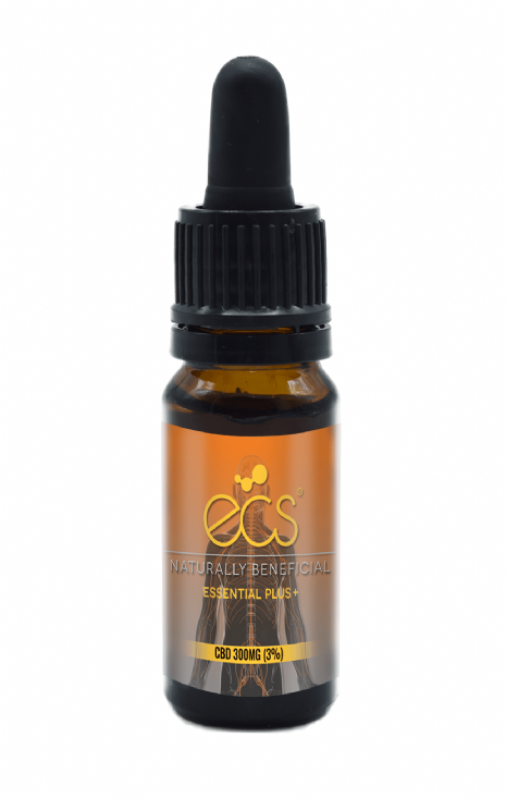 ECS® Essential Plus+™ CBD Oil 300mg (3%) TINCTURE